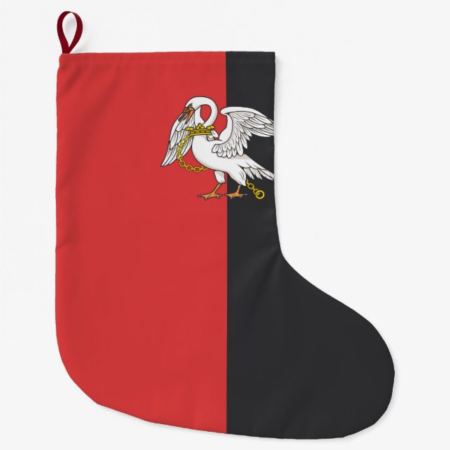 Flagge von Buckinghamshire (Landkreis des Vereinig Großer Weihnachtsstrumpf (Vorderseite)