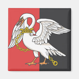 Flagge von Buckinghamshire (Landkreis des Vereinig Magnet