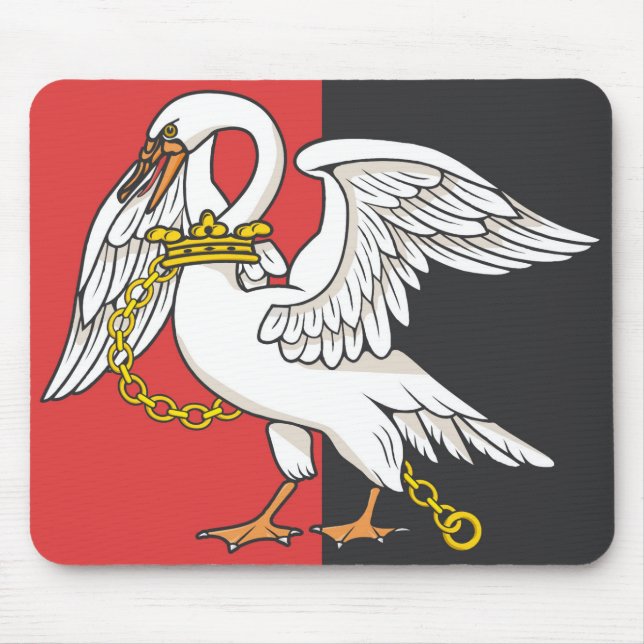 Flagge von Buckinghamshire (Landkreis des Vereinig Mousepad (Vorne)