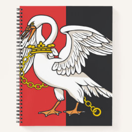 Flagge von Buckinghamshire (Landkreis des Vereinig Notizbuch