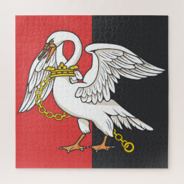 Flagge von Buckinghamshire (Landkreis des Vereinig Puzzle
