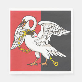 Flagge von Buckinghamshire (Landkreis des Vereinig Serviette