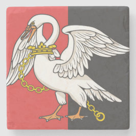 Flagge von Buckinghamshire (Landkreis des Vereinig Steinuntersetzer