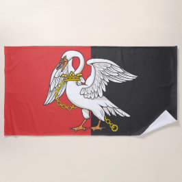 Flagge von Buckinghamshire (Landkreis des Vereinig Strandtuch