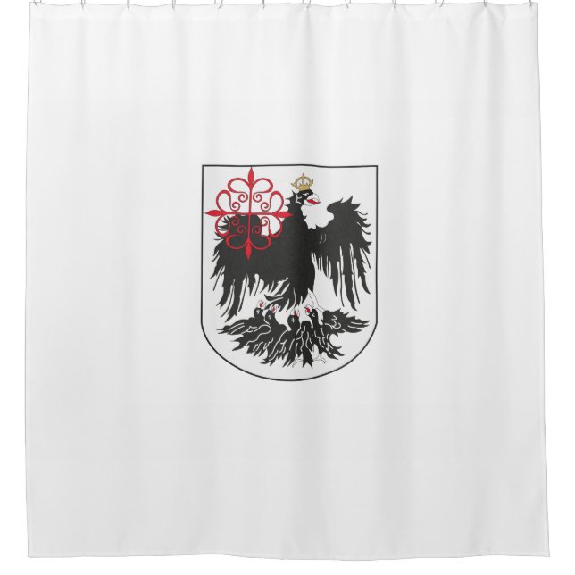 Flagge von Buenos Aires (Argentinien) Duschvorhang (Vorderseite)