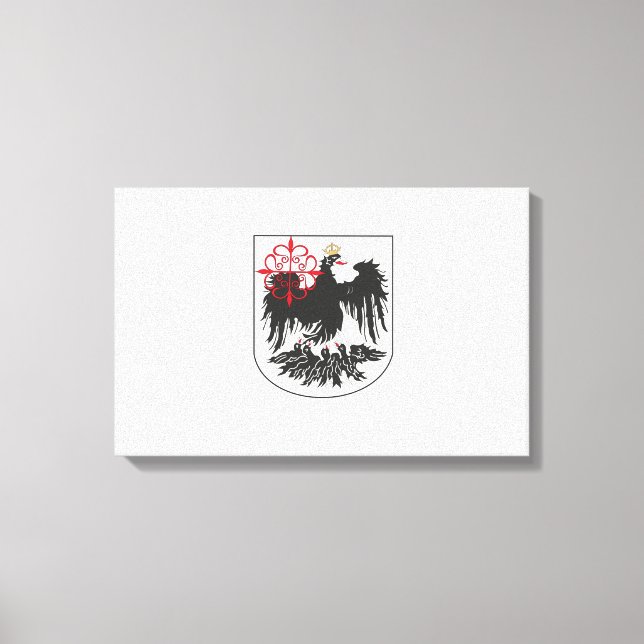 Flagge von Buenos Aires (Argentinien) Leinwanddruck (Vorderseite)