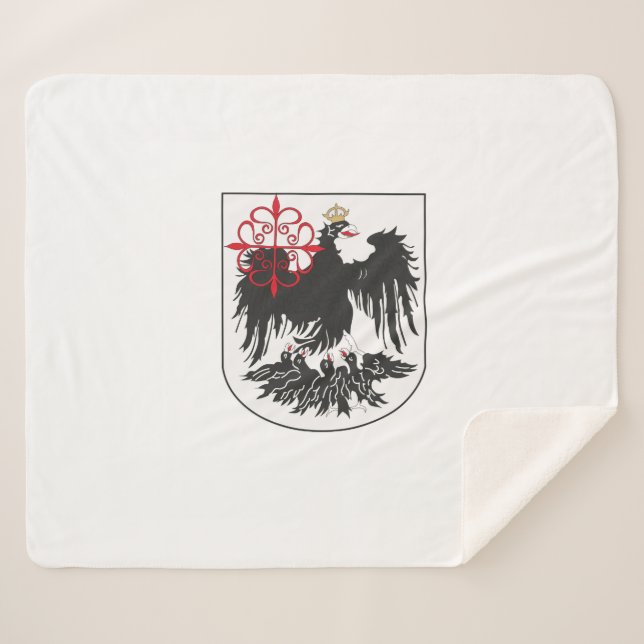 Flagge von Buenos Aires (Argentinien) Sherpadecke (Vorderseite (Horizontal))