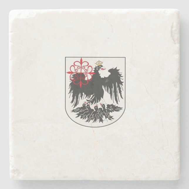 Flagge von Buenos Aires (Argentinien) Steinuntersetzer (Vorderseite)