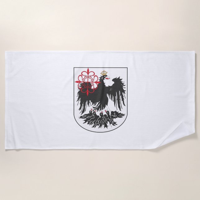 Flagge von Buenos Aires (Argentinien) Strandtuch (Vorderseite)