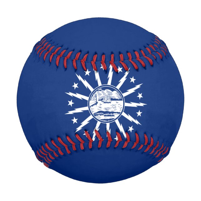 Flagge von Buffalo, New York Baseball (Vorderseite)