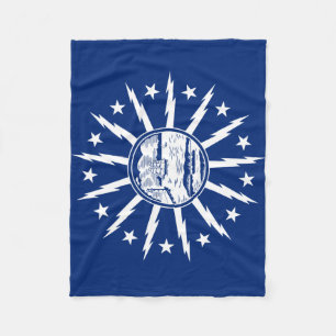 Flagge von Buffalo, New York Fleece Blanket