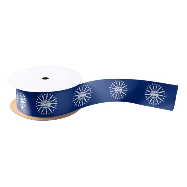 Flagge von Buffalo, New York Satin Ribbon Satinband (Spule)