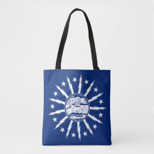 Flagge von Buffalo, New York Tote Bag