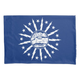 Flagge von Buffalo (Stadt am New Yorker Staat) Kissenbezug