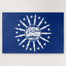 Flagge von Buffalo (Stadt am New Yorker Staat) Puzzle