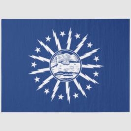 Flagge von Buffalo (Stadt am New Yorker Staat) Seidenpapier