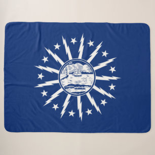 Flagge von Buffalo (Stadt am New Yorker Staat) Sherpadecke