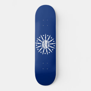 Flagge von Buffalo (Stadt am New Yorker Staat) Skateboard