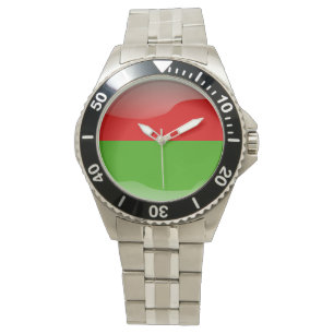Flagge von Burkina Armbanduhr