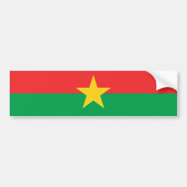 Flagge von Burkina Faso Autoaufkleber