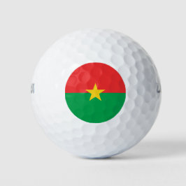 Flagge von Burkina Faso Golfball
