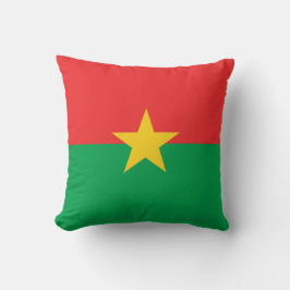 Flagge von Burkina Faso Kissen