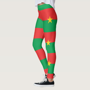 Flagge von Burkina Faso Leggings
