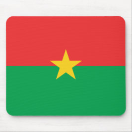 Flagge von Burkina Faso Mousepad