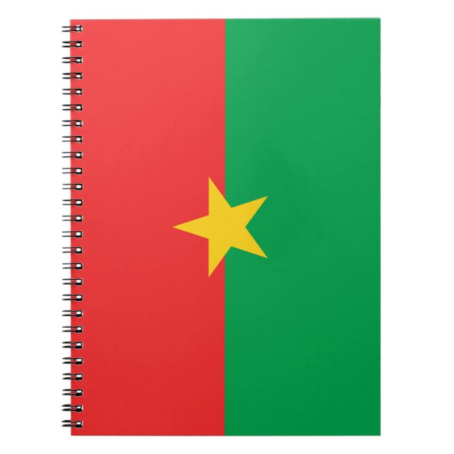 Flagge von Burkina Faso Notizblock (Vorderseite)