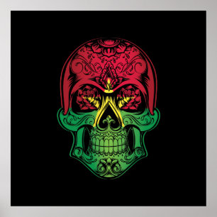 Flagge von Burkina Faso Poster