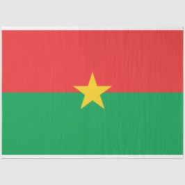 Flagge von Burkina Faso Seidenpapier