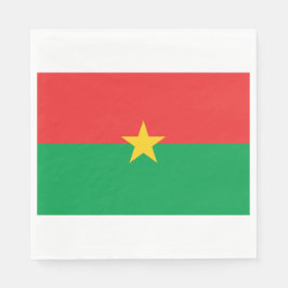 Flagge von Burkina Faso Serviette
