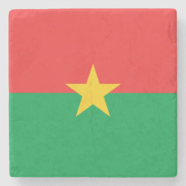 Flagge von Burkina Faso Steinuntersetzer