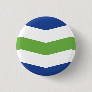 Flagge von Burlington, Vermont Button