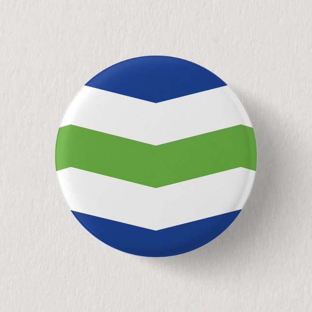 Flagge von Burlington, Vermont Button (Vorderseite)