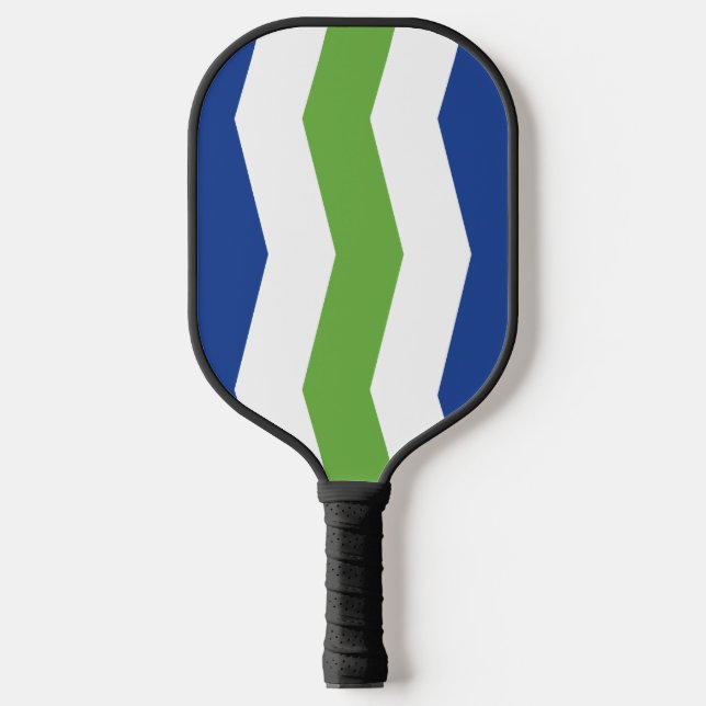 Flagge von Burlington, Vermont Pickleball Schläger (Vorderseite)
