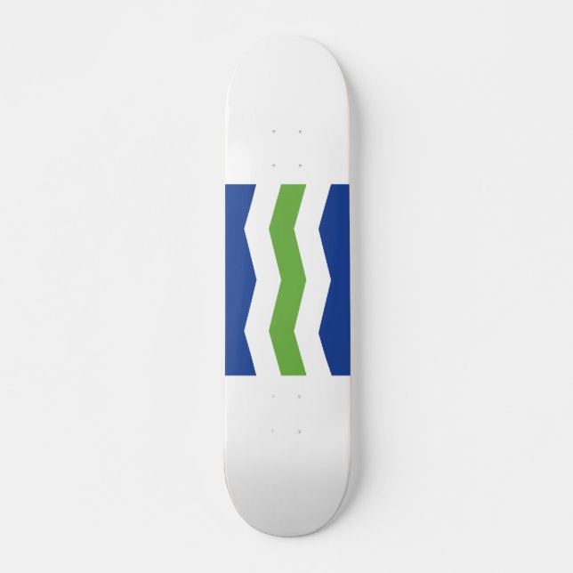 Flagge von Burlington, Vermont Skateboard (Vorne)