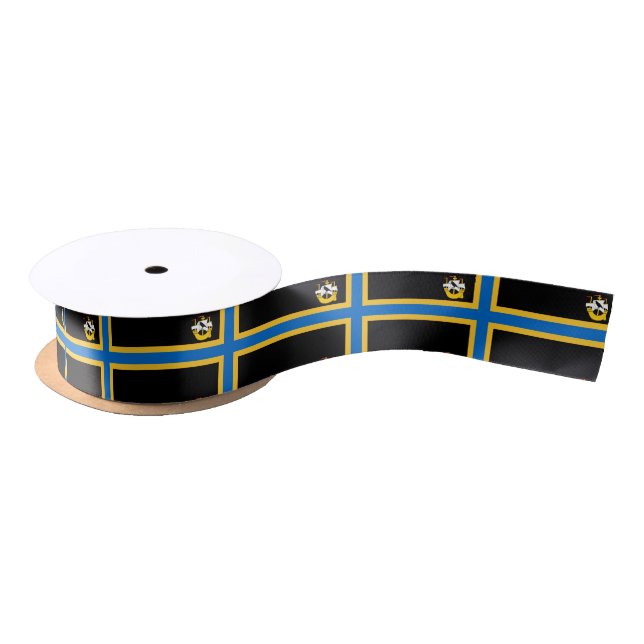 Flagge von Caithness Satin Ribbon Satinband (Spule)