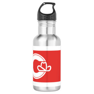 Flagge von Calgary, Alberta Edelstahl Wasserflasch Edelstahlflasche