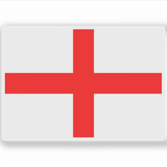 Flagge von Calvi Aufkleber (Vorderseite)