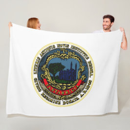 Flagge von Cambridge (Massachusetts) Fleecedecke