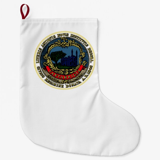 Flagge von Cambridge (Massachusetts) Großer Weihnachtsstrumpf (Vorderseite)