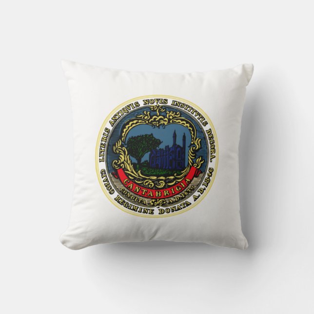 Flagge von Cambridge (Massachusetts) Kissen (Vorderseite)