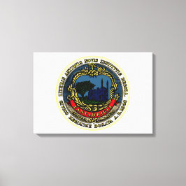 Flagge von Cambridge (Massachusetts) Leinwanddruck