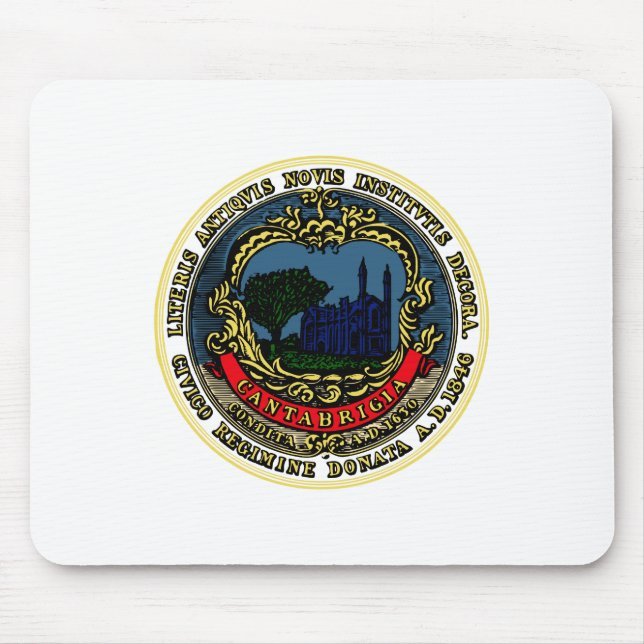 Flagge von Cambridge (Massachusetts) Mousepad (Vorne)