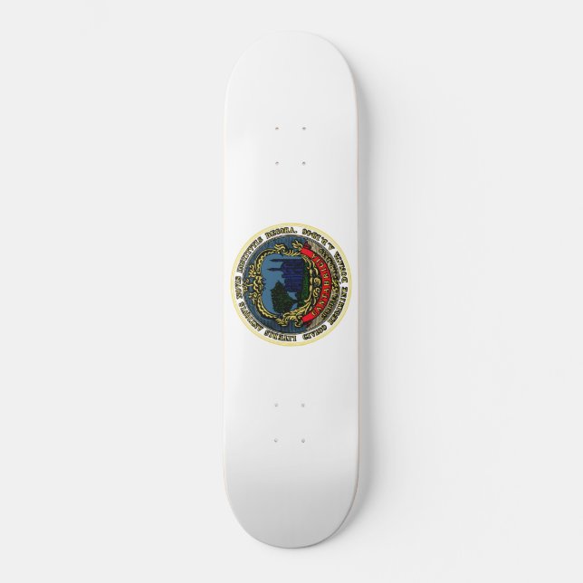 Flagge von Cambridge (Massachusetts) Skateboard (Vorderseite)