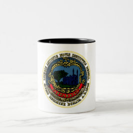 Flagge von Cambridge (Massachusetts) Zweifarbige Tasse