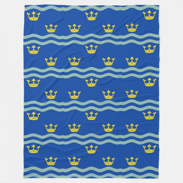 Flagge von Cambridgeshire Fleece Blanket (Vorderseite)