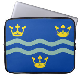 Flagge von Cambridgeshire (Landkreis des Vereinigt Laptopschutzhülle