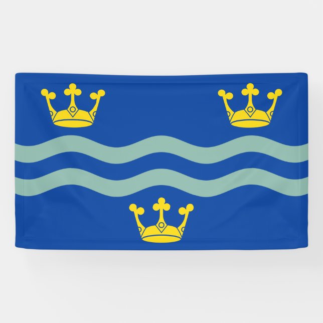 Flagge von Cambridgeshire (Landkreis von England,  Banner (Horizontal)